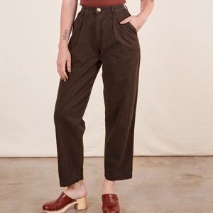 Big Bud Press Trousers - Espresso Brown - Size Small